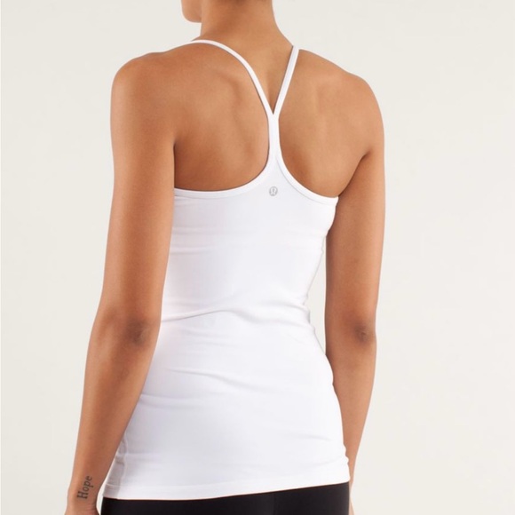 Lululemon White Power Y Tank Top - Picture 5 of 5